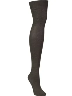 Feinstrumpfhose MERINO mit Baumwolle uni von Bleuforêt