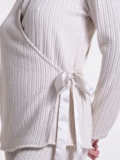 Hausanzug LOUNGE No. 6 wollweiß Viscosemix von Verdiani