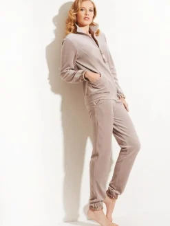Hausanzug NICKI SAMT zwei-teilig von Chiara Fiorini noisette
