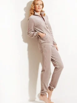 Hausanzug NICKI SAMT zwei-teilig von Chiara Fiorini noisette