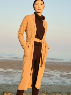 Hausmantel Edel-Strick von Chiara Fiorini mit Wolle und Kaschmir