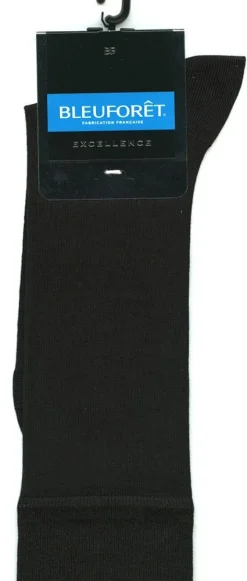 Herren Seidensocken glatt mit 91% Seide von Bleuforêt