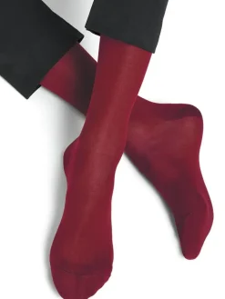 Herren Seidensocken uni mit 91% Seide von Bleuforêt