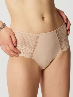 Hoher Slip mit Spitze GABY uni von Maisonlejaby