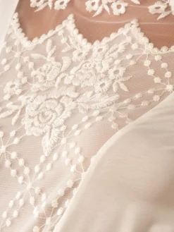 Hoher Slip Tüllspitze BLOIS von Cotton Club Oro Baroque