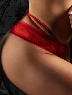 Hoher String-Tanga COLOR mit Glitzer von RCrescentini