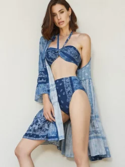 Kaftan IBIZA in blau von Ritratti Mare