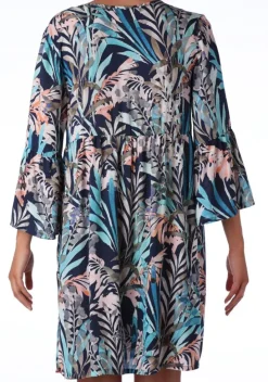 Kaftan SEYCHELLES blau-bunt von Ritratti Mare