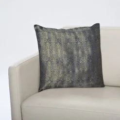 Kissenhülle GANESHA aus handgewebtem Seidenbrokat