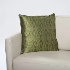Kissenhülle MADRAS aus handgewebtem Seidenbrokat