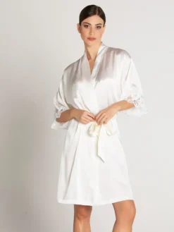 Knielanger Stretchseiden Kimono SPLENDEUR SOIE von Lise Charmel