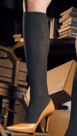 Kniestrumpf JENNIFER von Trasparenze mit Merino-Wolle
