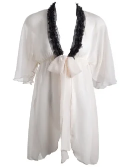 Kurze Robe aus Seiden- Chiffon PARISIENNE von Sally Jones