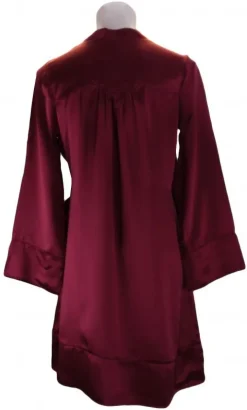 Kurze Seidenrobe SHELL WRAP ROBE von Shell Belle Couture