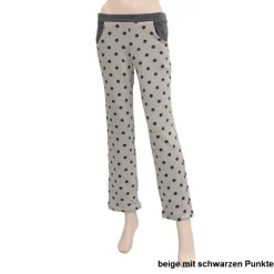 Kuschel-Baumwolle Lounge-Hose CASUAL von Gattina