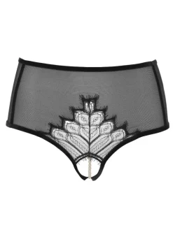 Kyoto High Waist Brief Taillenslip schwarz von Bracli
