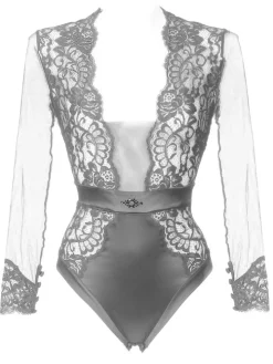 Langarm Body Tüll MARLENE von Prelude Milano