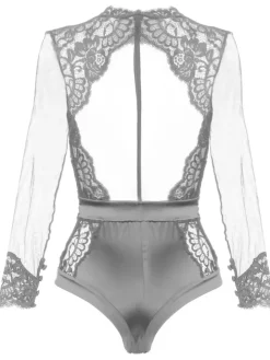 Langarm Body Tüll Spitze MARLENE Prelude Milano