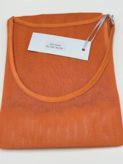 Langarm Rundhals Shirt NETZTÜLL 100% Seide von Kokon Zwo