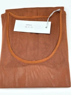 Langarm Rundhals Shirt NETZTÜLL 100% Seide von Kokon Zwo