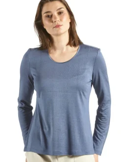 Langarm Shirt CINDA No. 2 von Kokon Zwo mit Leinen