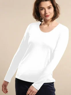 Langarm Shirt CINDA No. 2 von Kokon Zwo mit Leinen