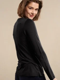 Langarm Shirt CINDA No. 2 von Kokon Zwo mit Seide