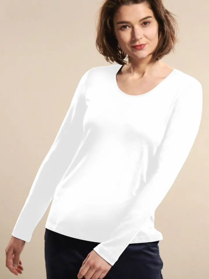 Langarm Shirt CINDA No. 2 von Kokon Zwo mit Seide