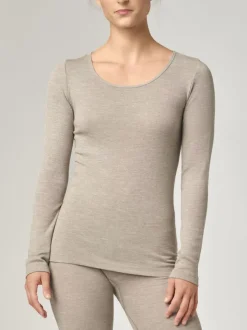 Langarmshirt 2716 Baumwolle Wolle Seide comazo|earth