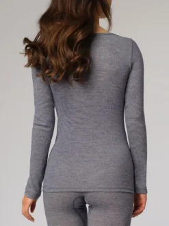 Langarmshirt 2716 mit Wolle und Seide comazo|earth