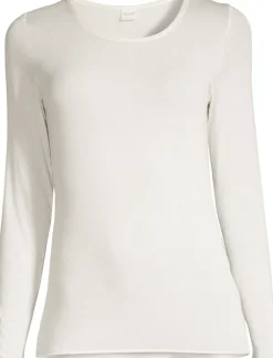 Langarmshirt von Oscalito Jersey mit Modal und Kaschmir