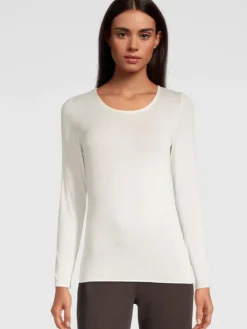 Langarmshirt von Oscalito  mit Modal und Kaschmir