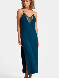 Langes Negligé LAZY DAYS mit Modal und Seide von Aubade