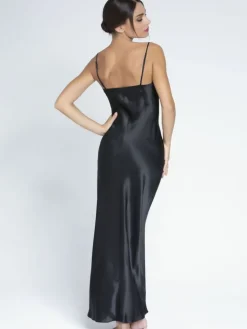 Langes Seidennegligé SPLENDEUR SOIE mit Spitze von Lise Charmel