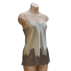 Langes Seidentop TONES LACE Seide von Luna di Seta