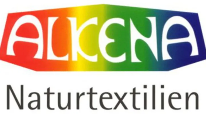 LAST PIECE 100% Bio Seide WASSERFALL SHIRT bedruckt von Alkena Größe L