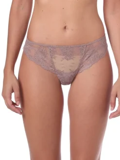 LAST PIECE Brasiliana Slip COLETTE taupe aus Spitze Größe 38 von Imec