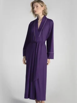 LAST PIECE Modal Morgenmantel VIOLET in lila von Verdiani Größe 36
