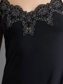 LAST PIECE Modal Nachthemd BLACK schwarz Größe 36 von Fürstenberg