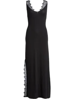 LAST PIECE Modal Nachtkleid AURORA schwarz von Escora Größe XS