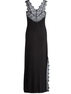 LAST PIECE Modal Nachtkleid AURORA schwarz von Escora Größe XS