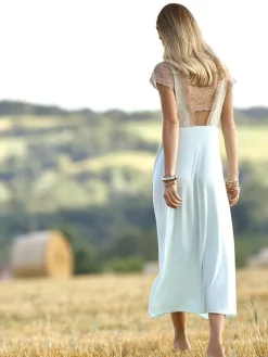 LAST PIECE Nachtkleid VERDE lang von Chiara Fiorini mit Modal Größe 44