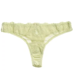 LAST PIECE String FINCH mit Seide und Spitze zartgrün Größe XL Mimi Holliday