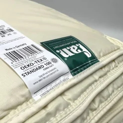 LAST SIZE f.a.n. Schafwolle Vierjahreszeitendecke DERBY 40° waschbar 135x200 cm