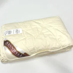 LAST SIZE Sommerdecke dünn mit Schafwolle von Sannwell 135x200 cm