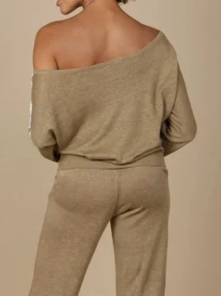 Leinen Pullover GLORIA No. 2 Spitze von Marjolaine