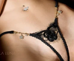 Lola Luna Microstring TOGO MICRO Größe XL schwarz-gold