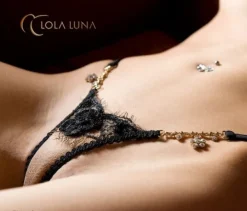 Lola Luna Microstring TOGO MICRO Größe XL schwarz-gold