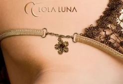 Lola Luna String VARNA CLOSED gold-schoko