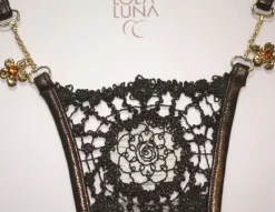 Lola Luna String VARNA CLOSED gold-schoko